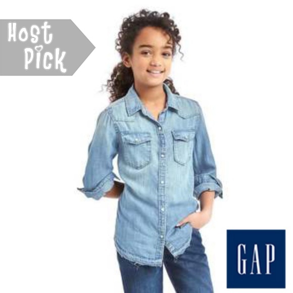 the gap denim shirt
